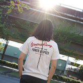 May club -【WESTRIDE】"POWER AND SPEED PISTON" TEE - WHITE